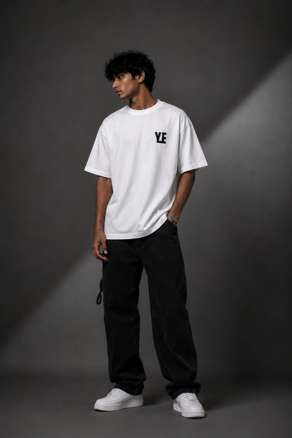 KANYE WEST YE™ Oversized Graphic Streetwear Tee – White Edition - Image 3