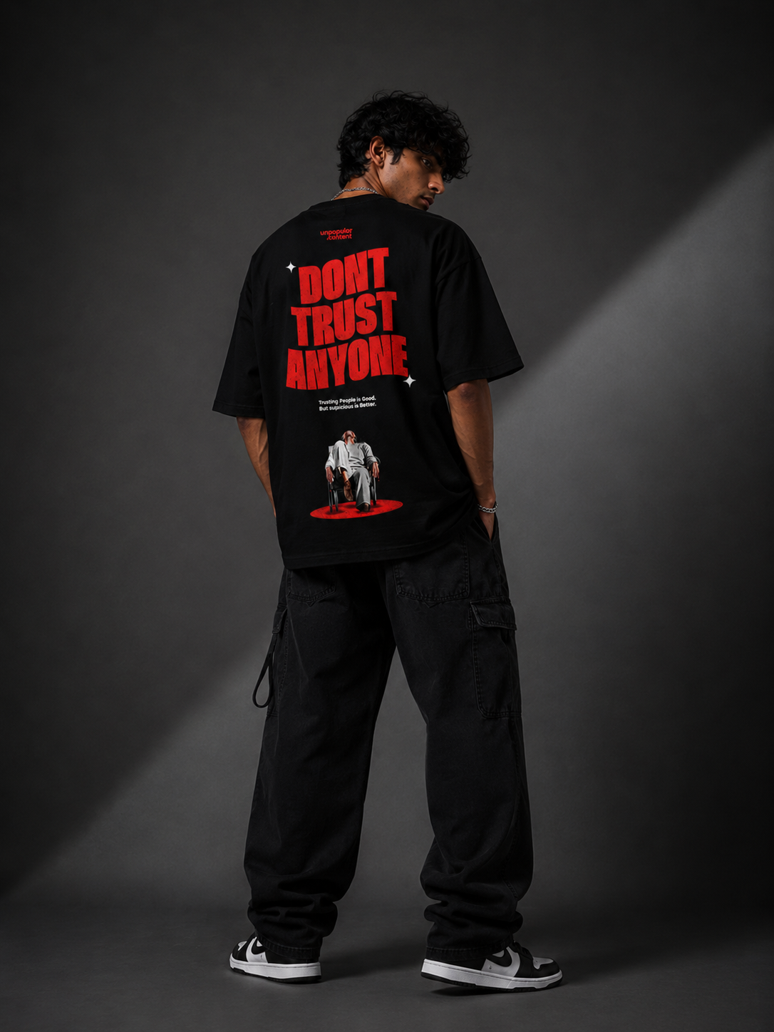 DON’T TRUST ANYONE™ Oversized Graphic Tee - Image 4