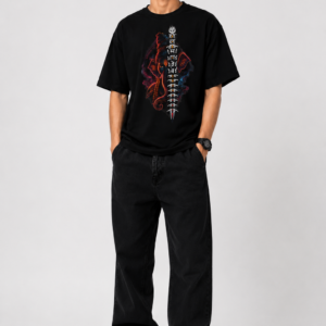 StitchVaults™ Har Har Mahadev Ganesha Oversized Graphic T-Shirt – GANESHA LEGACY™ Collection | Premium Cotton
