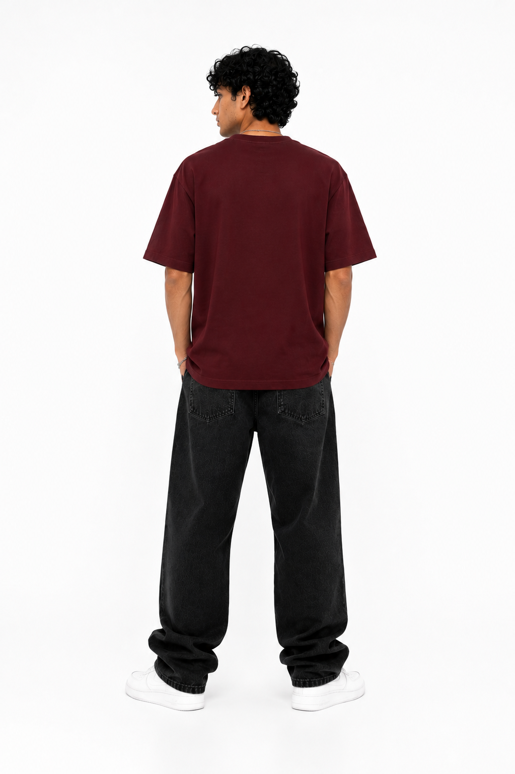 StitchVaults™ Burning Heart Oversized Graphic T-Shirt - Image 2