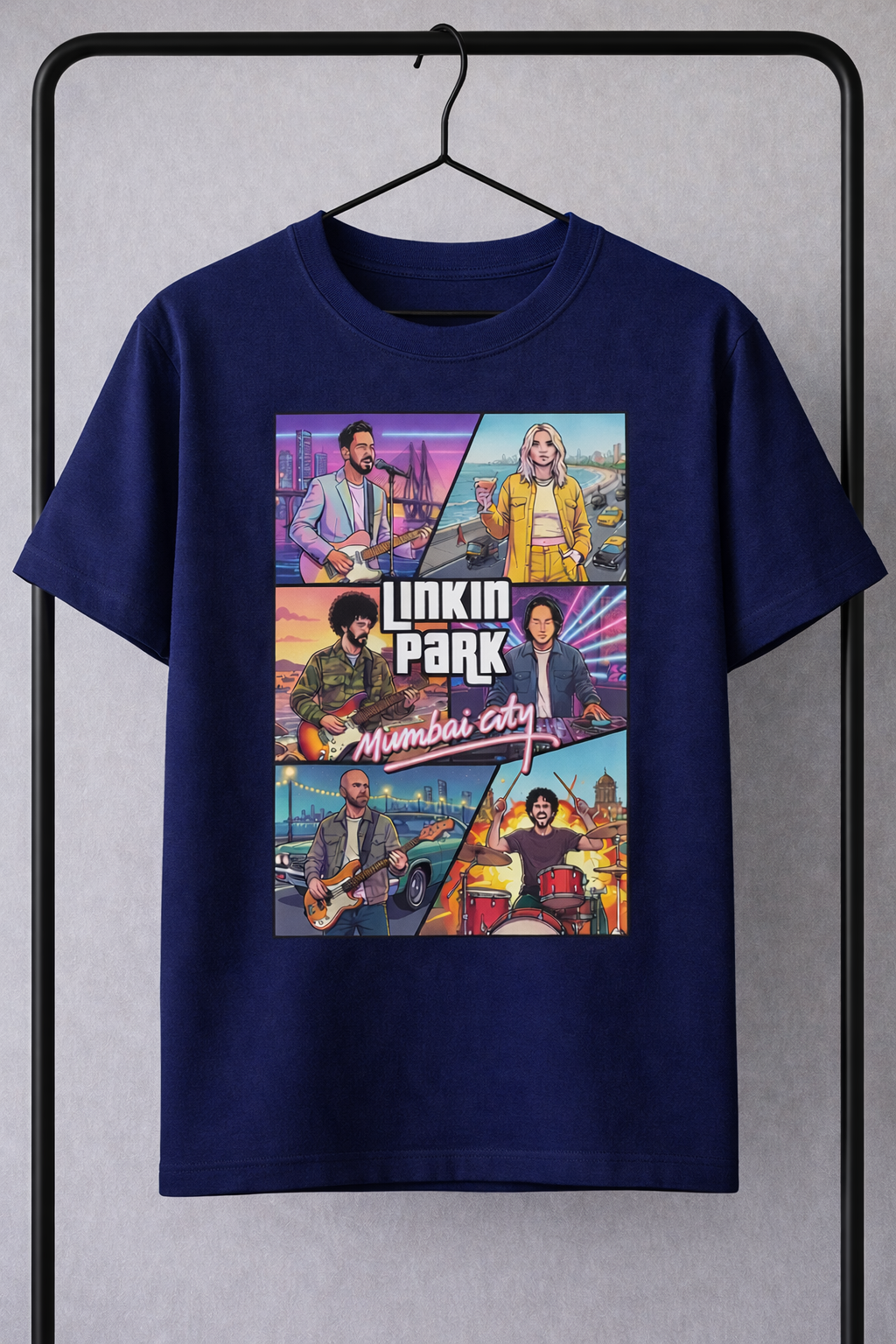 Linkin Park Minutes to Midnight White Oversized Graphic T-Shirt | StitchVaults™ - Image 5