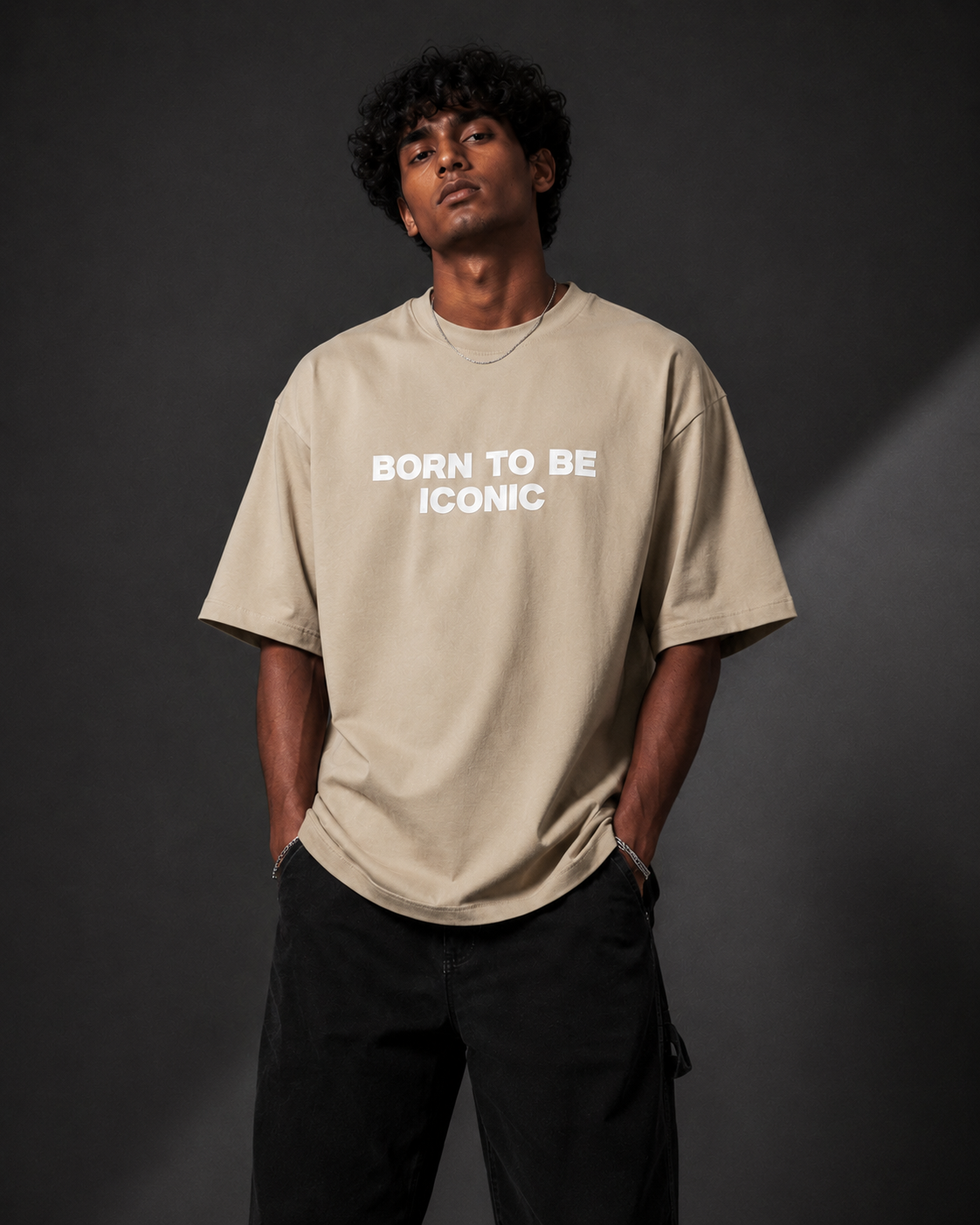 BORN TO BE ICONIC™ Oversized Tee - Image 3