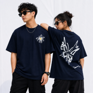 Minimal Butterfly Graphic T-Shirt – Aesthetic Streetwear Black Tee