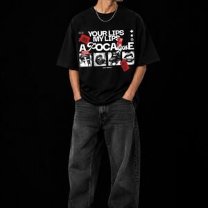 APOCALYPSE VIBES™ Oversized Graphic Streetwear Tee – Black Edition