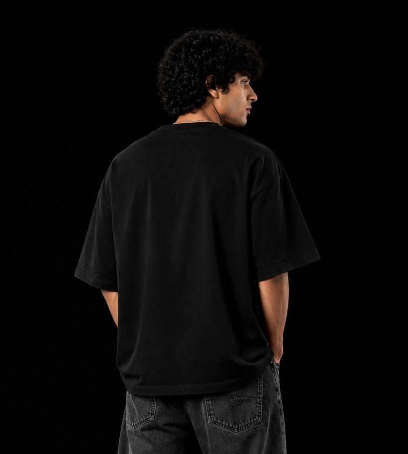 APOCALYPSE VIBES™ Oversized Graphic Streetwear Tee – Black Edition - Image 6