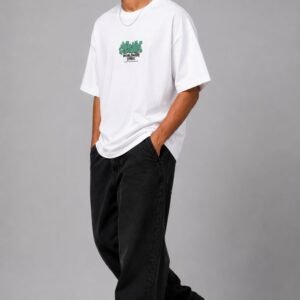 StitchVaults® RIDE THE WIND™ Oversized Anime Streetwear T-Shirt – White