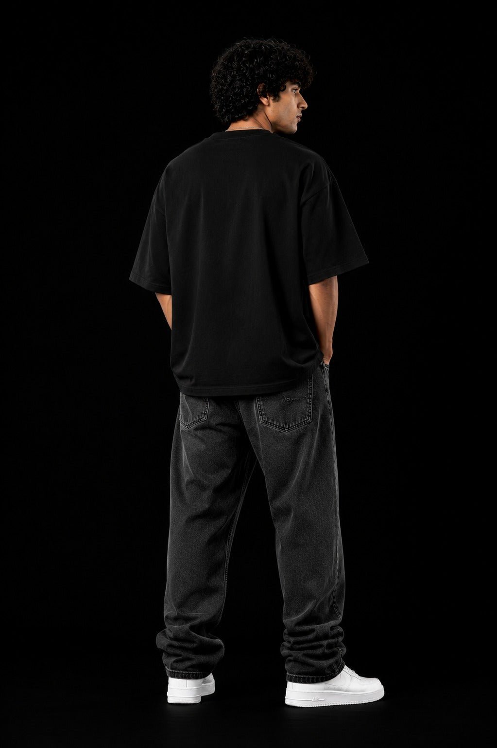 APOCALYPSE VIBES™ Oversized Graphic Streetwear Tee – Black Edition - Image 5