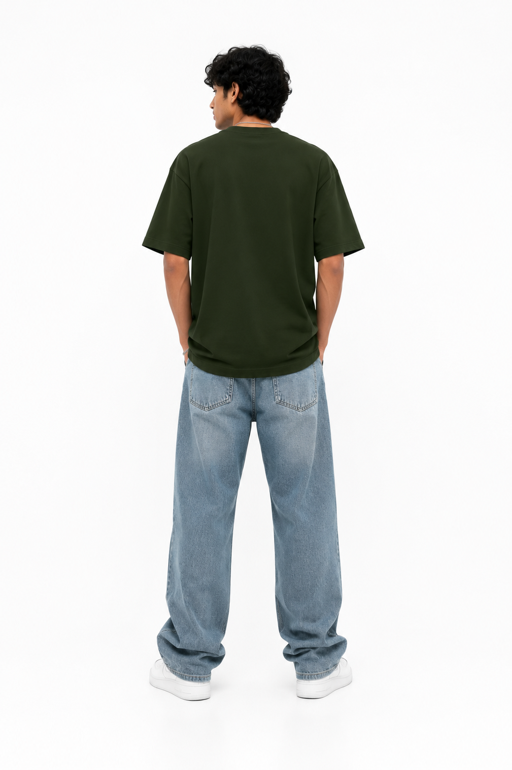 StitchVaults™ I'm Fine Minimal Cat Oversized T-Shirt - Image 2