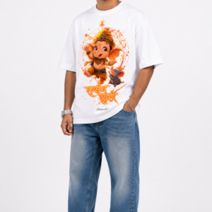StitchVaults™ Sarvashreshtha Mitra Oversized Graphic T-Shirt