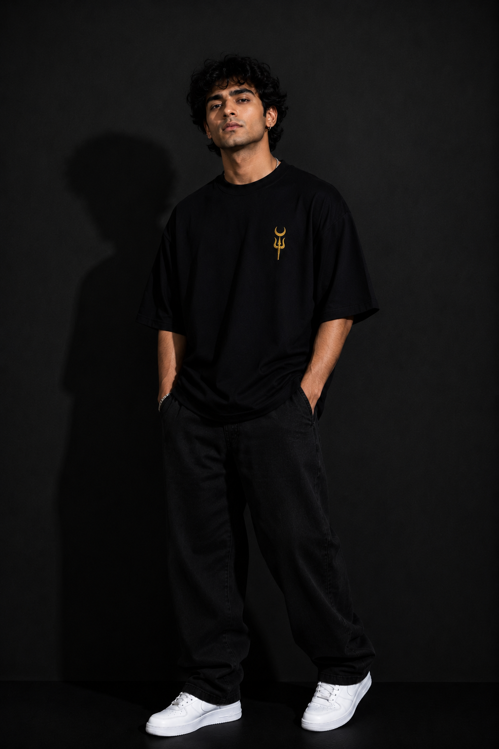 StitchVaults™ Shiva Oversized Graphic T-Shirt – Divine Power Streetwear Edition - Image 4