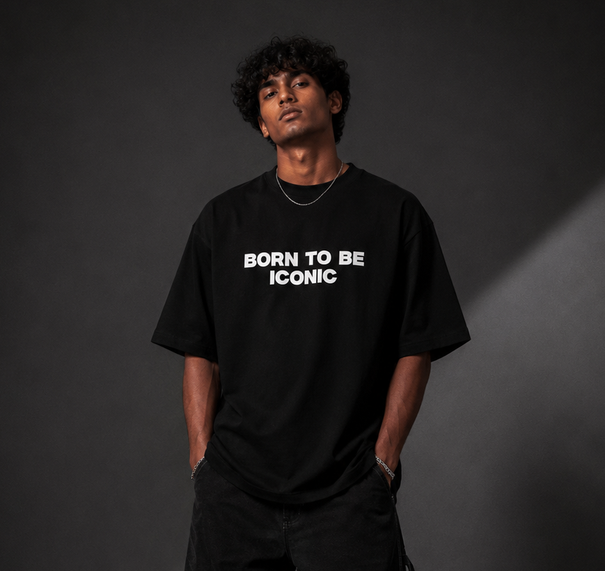 BORN TO BE ICONIC™ Oversized Tee - Image 6