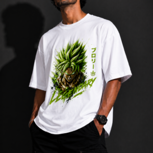 StitchVaults™ Legendary Saiyan Anime Oversized T-Shirt for Men