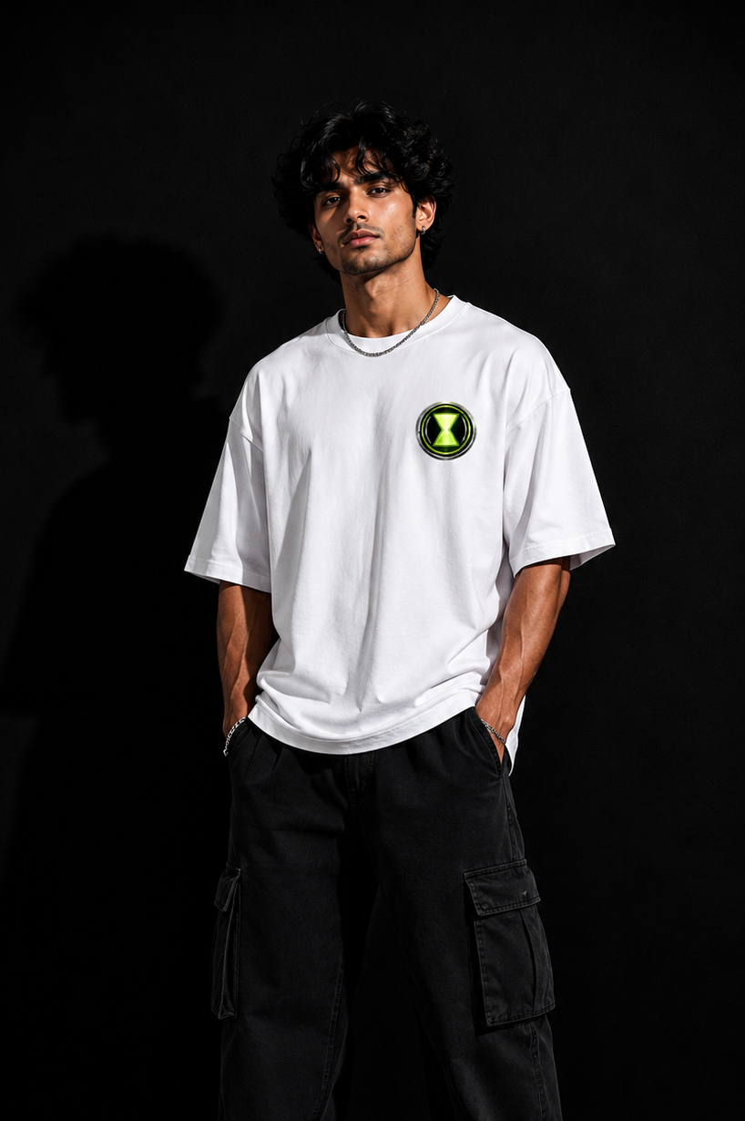StitchVaults™ GhostFreak Phantom Oversized Graphic T-Shirt – Spectral Edition - Image 2