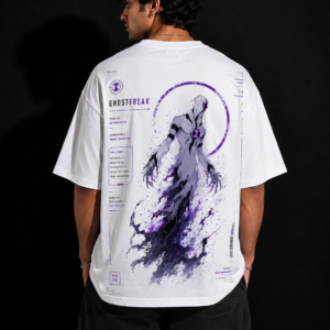 StitchVaults™ GhostFreak Phantom Oversized Graphic T-Shirt – Spectral Edition