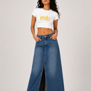 Insane Women’s White Graphic Crop Top | StitchVaults™
