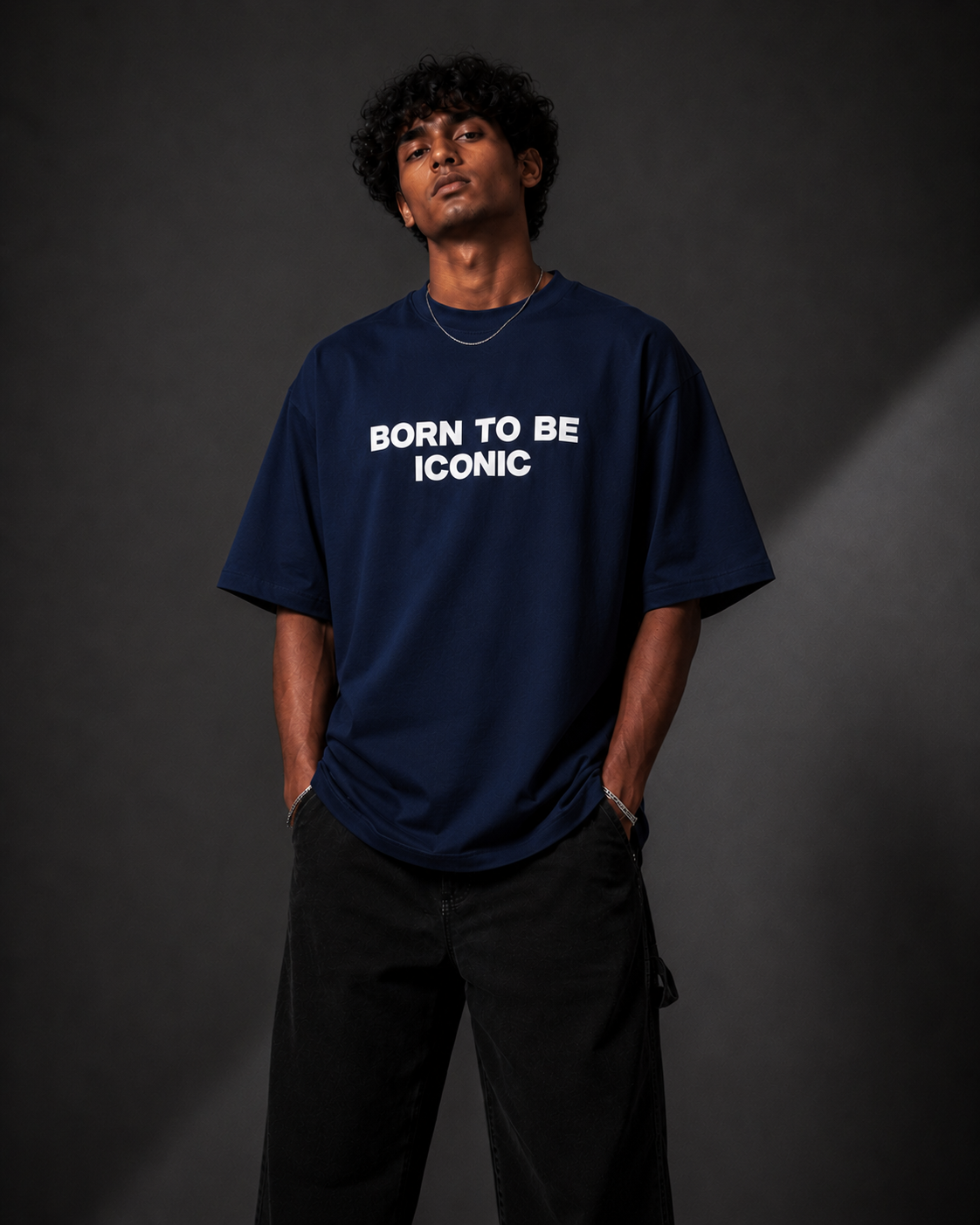 BORN TO BE ICONIC™ Oversized Tee - Image 4