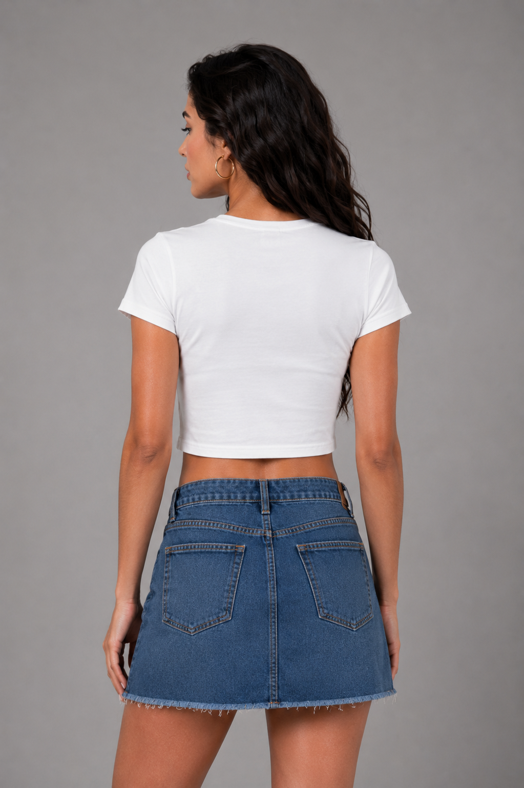 Overthinking Is My Cardio Women’s White Graphic Crop Top | StitchVaults™ - Image 3