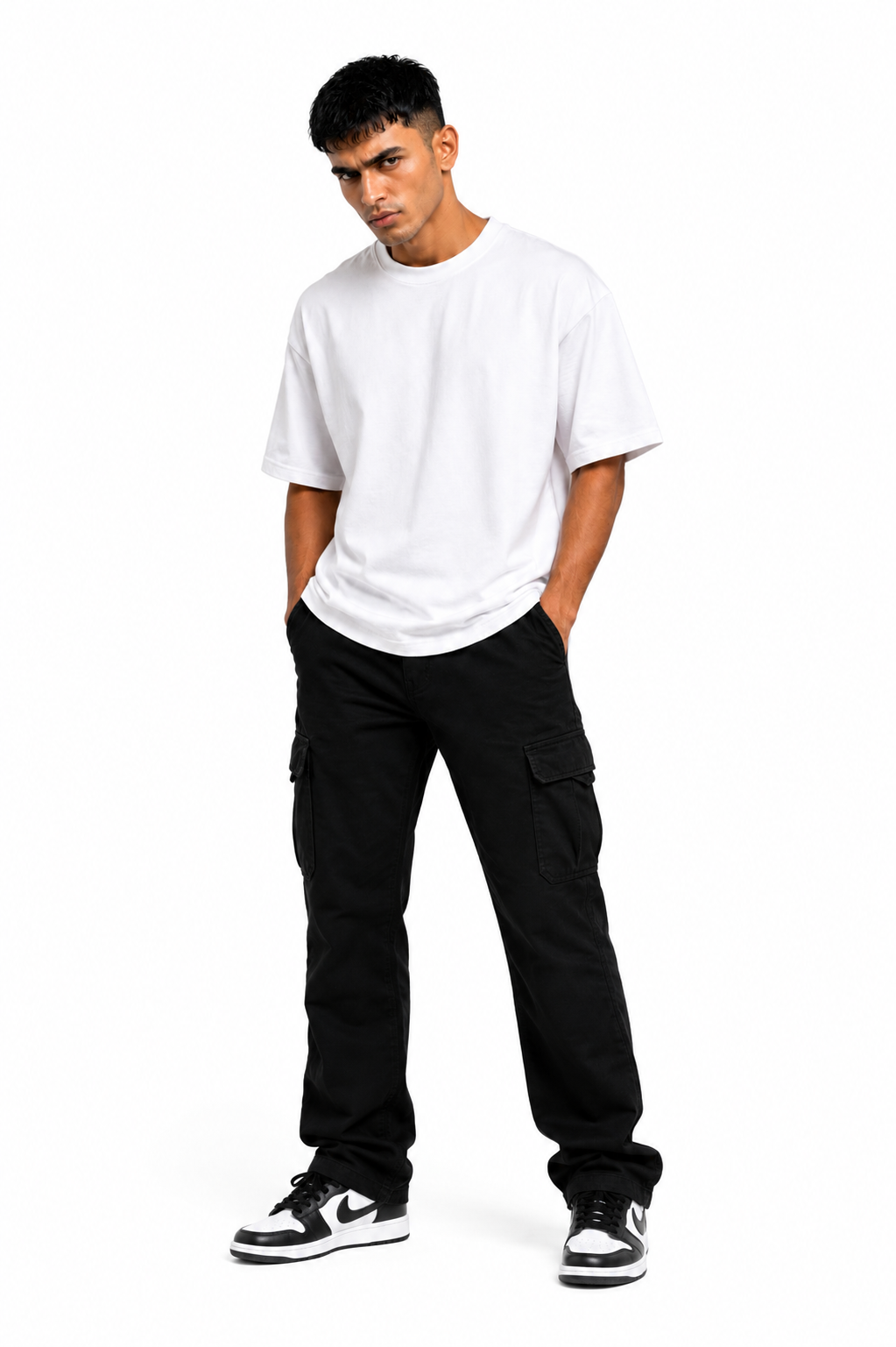 StitchVaults™ Night Shift Oversized Graphic T-Shirt – NOSTALGIA™ Collection | Premium Heavyweight Cotton - Image 4