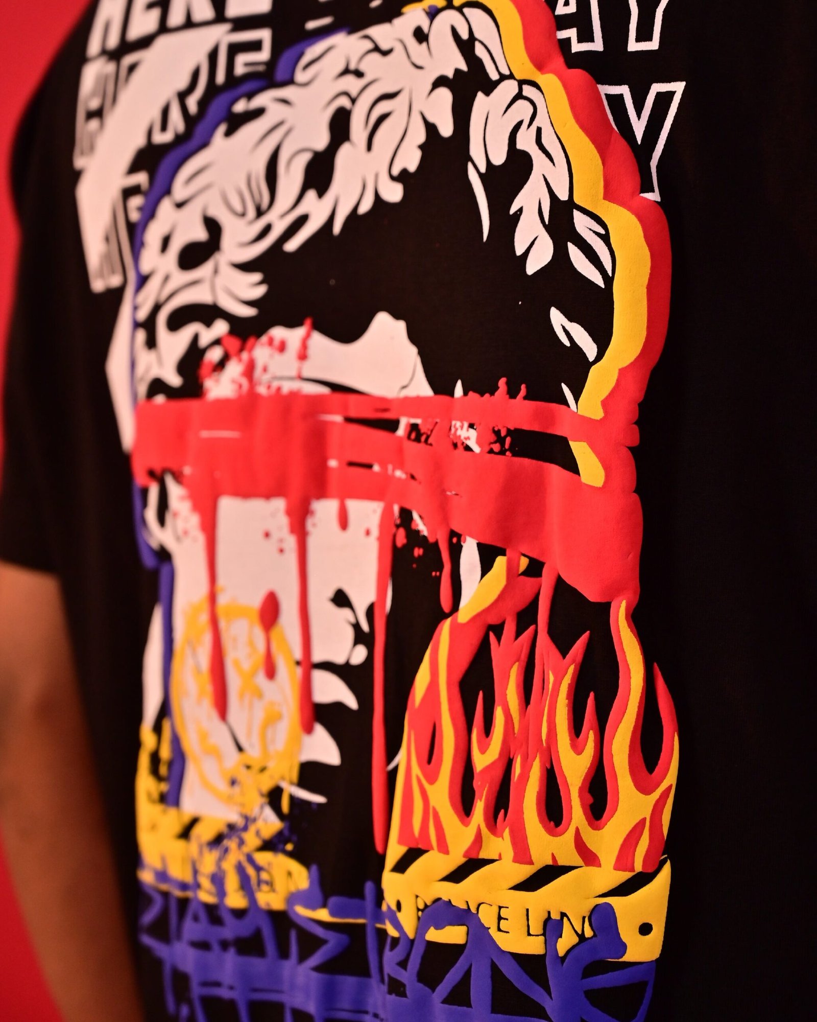 Akoom Black Oversized Unisex T-Shirt | Drip with meaning - Image 4