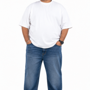 Big Boys White Oversized T-Shirt StitchVaults™ cotton 3XL 4XL 5XL