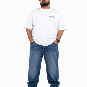 Built Different White Oversized T-Shirt StitchVaults™