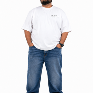 Built Different White Oversized T-Shirt StitchVaults™ Big Boys 3XL 4XL 5XL